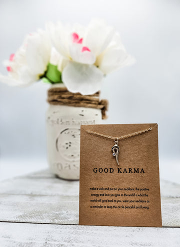 Good Karma - Inspirational and Meaningful Pendant Necklace